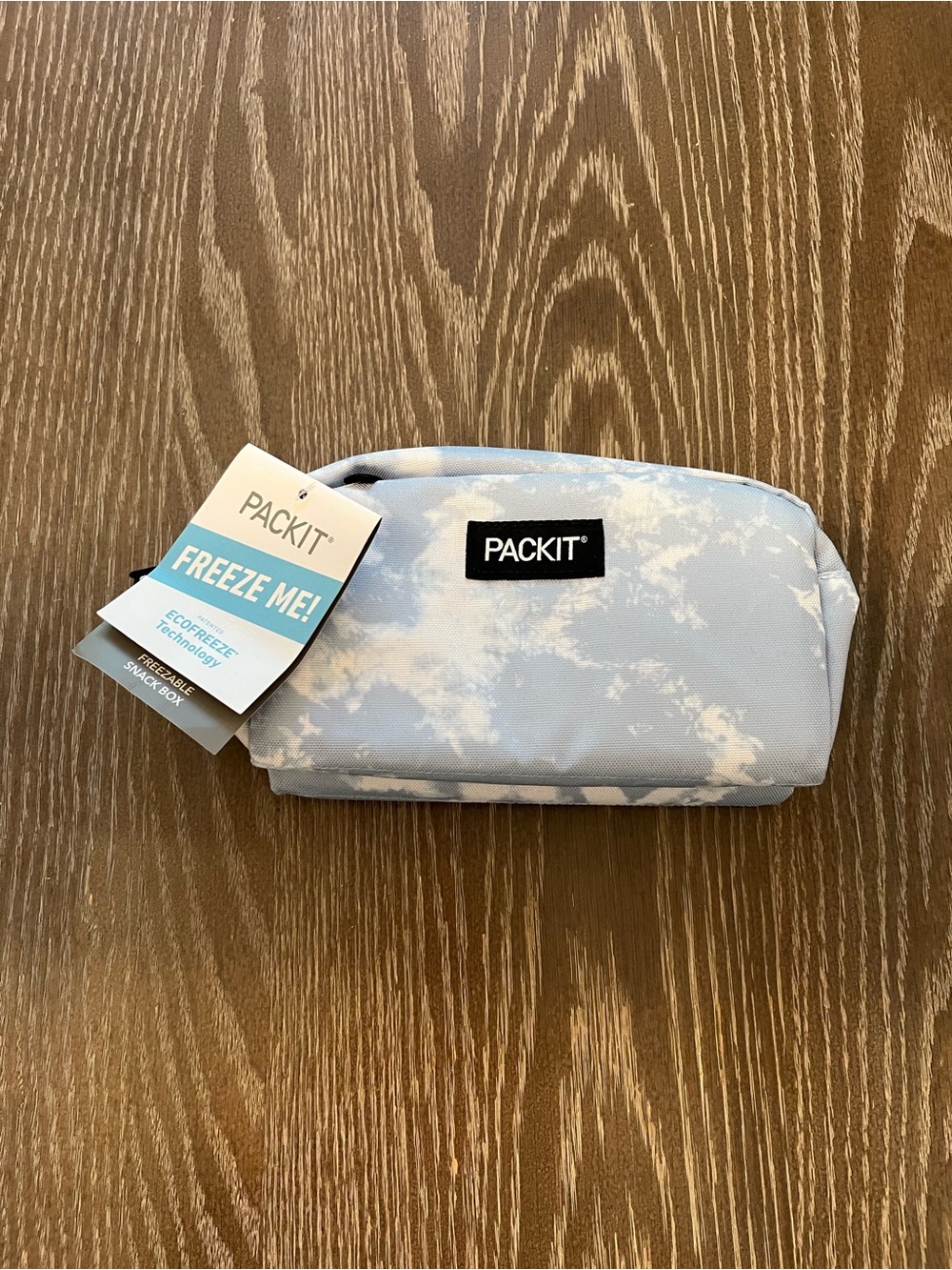 PackIt Cloud Print Freezable Snack Box